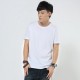 TS0031 เสื้อยืดคอกลม สีขาวล้วน cotton 100% เนื้อดี